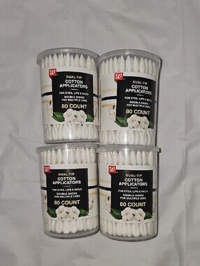 Walgreens Dual-Tip Cotton Applicators Lot of 4